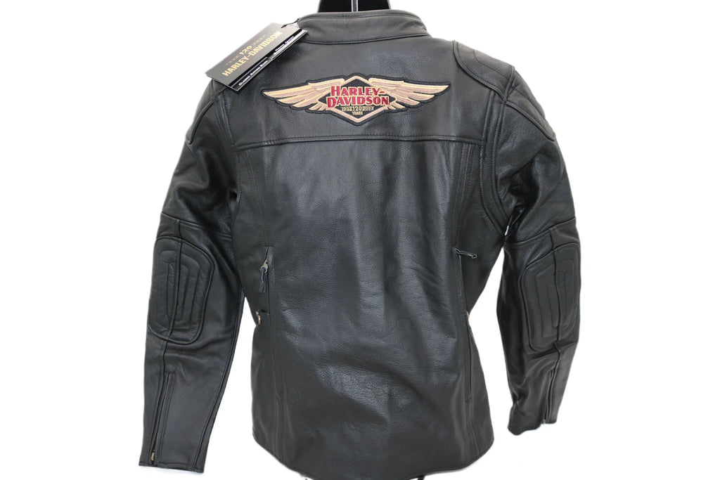 Nostalgia Triple Vent Leather Jacket for Harley-Davidson (NWT, Medium)