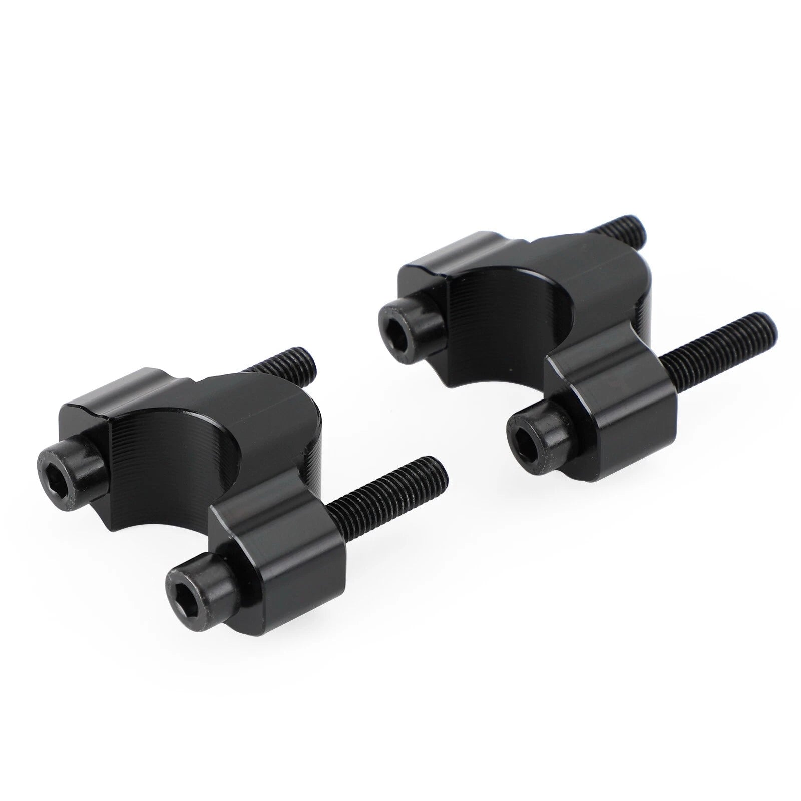 20 mm Aluminum Handlebar Risers for Yamaha Tenere 700 (2019–2023) - Black T9