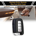4 Button Key Fob Shell Case Replacement for Hyundai Sonata (2011–2015)