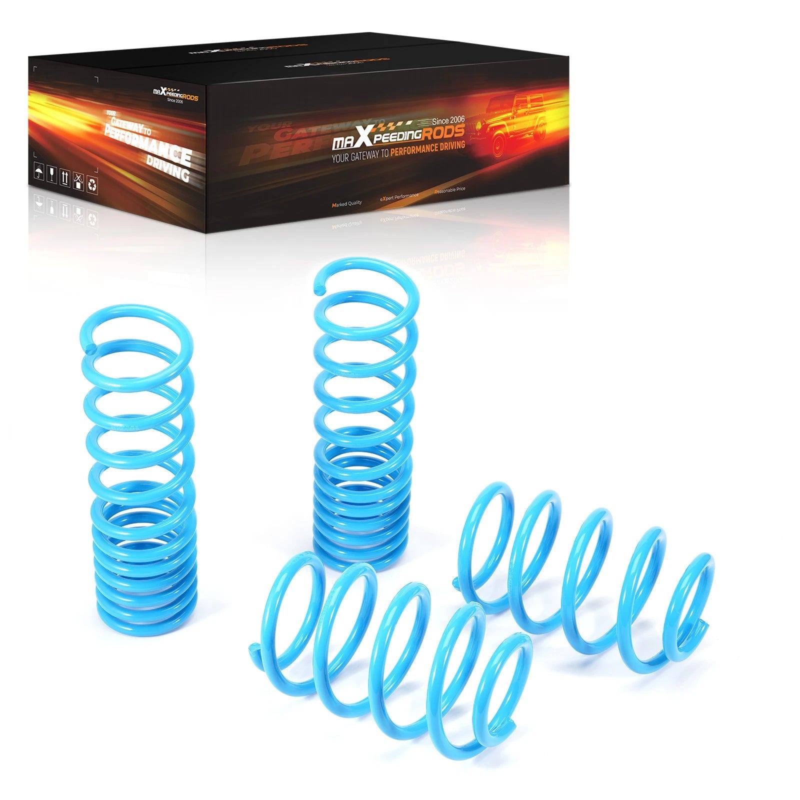 Lowering Springs Kit for Ford Escape (2014–2019) [1.5"F/1.8"R]