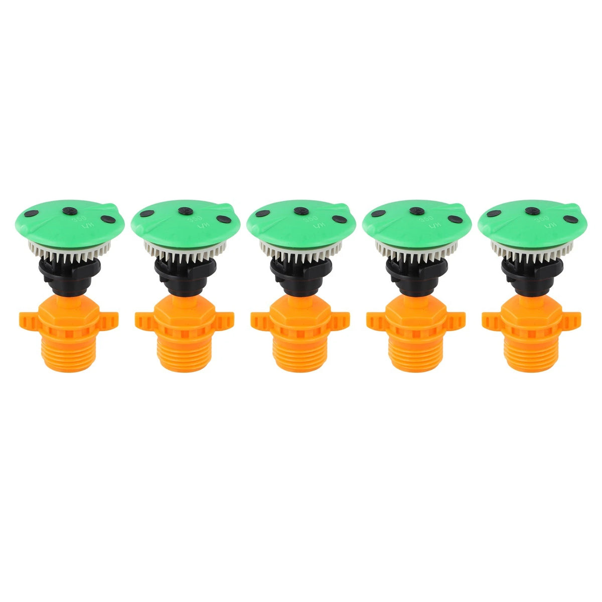 5PC Automatic Sprinkler Rotating Nozzles for Garden Lawn Watering