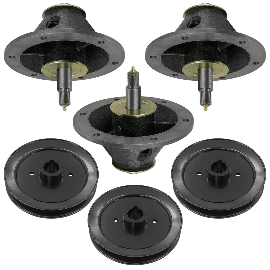 Deck Spindle with Pulley Replacement for Ferris FW35 (1989–1995)