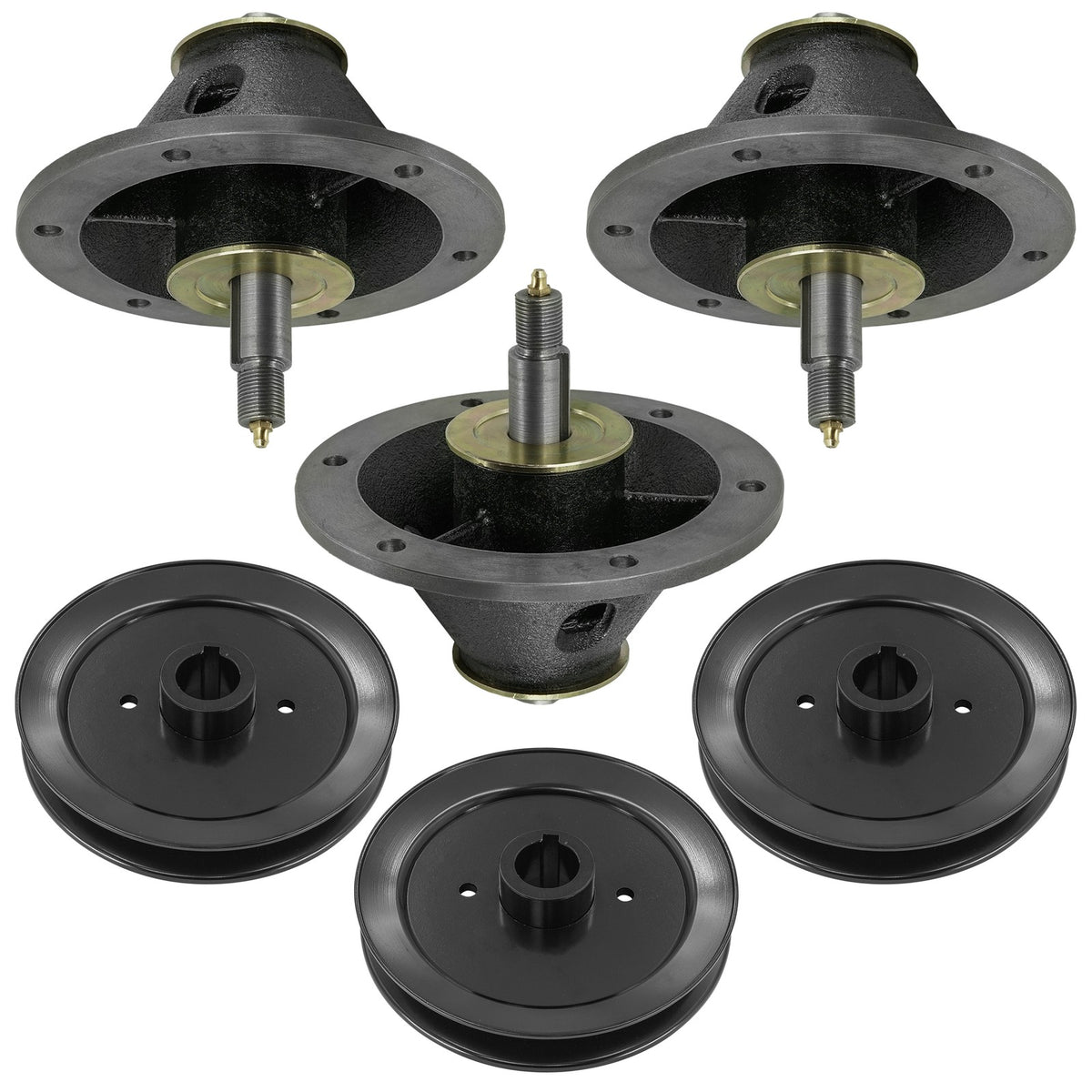 Deck Spindle with Pulley Replacement for Ferris FW35 (1989–1995)
