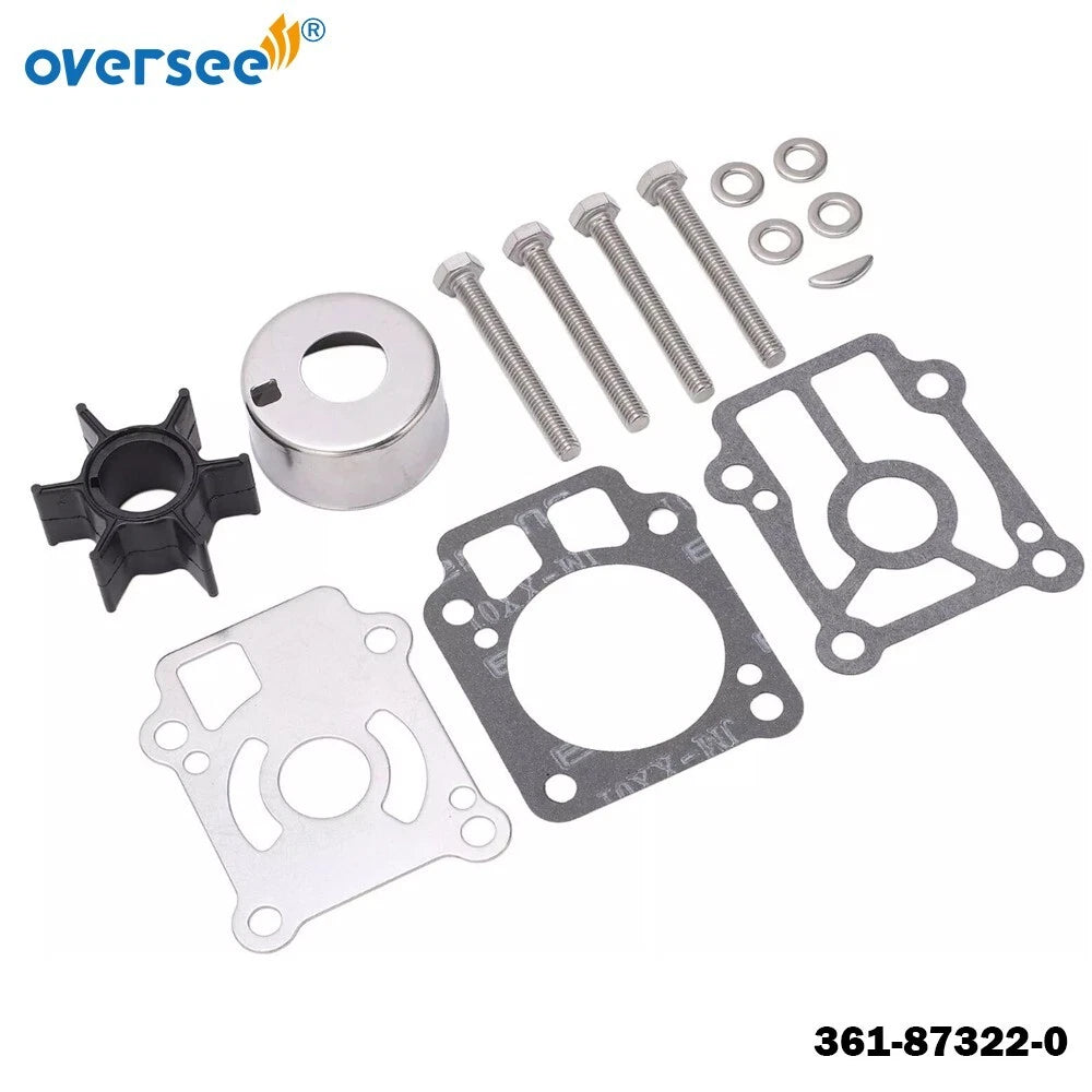 Water Pump Repair Kit 361-87322 for Tohatsu Nissan 2T 25 30HP Mercury 853792A07