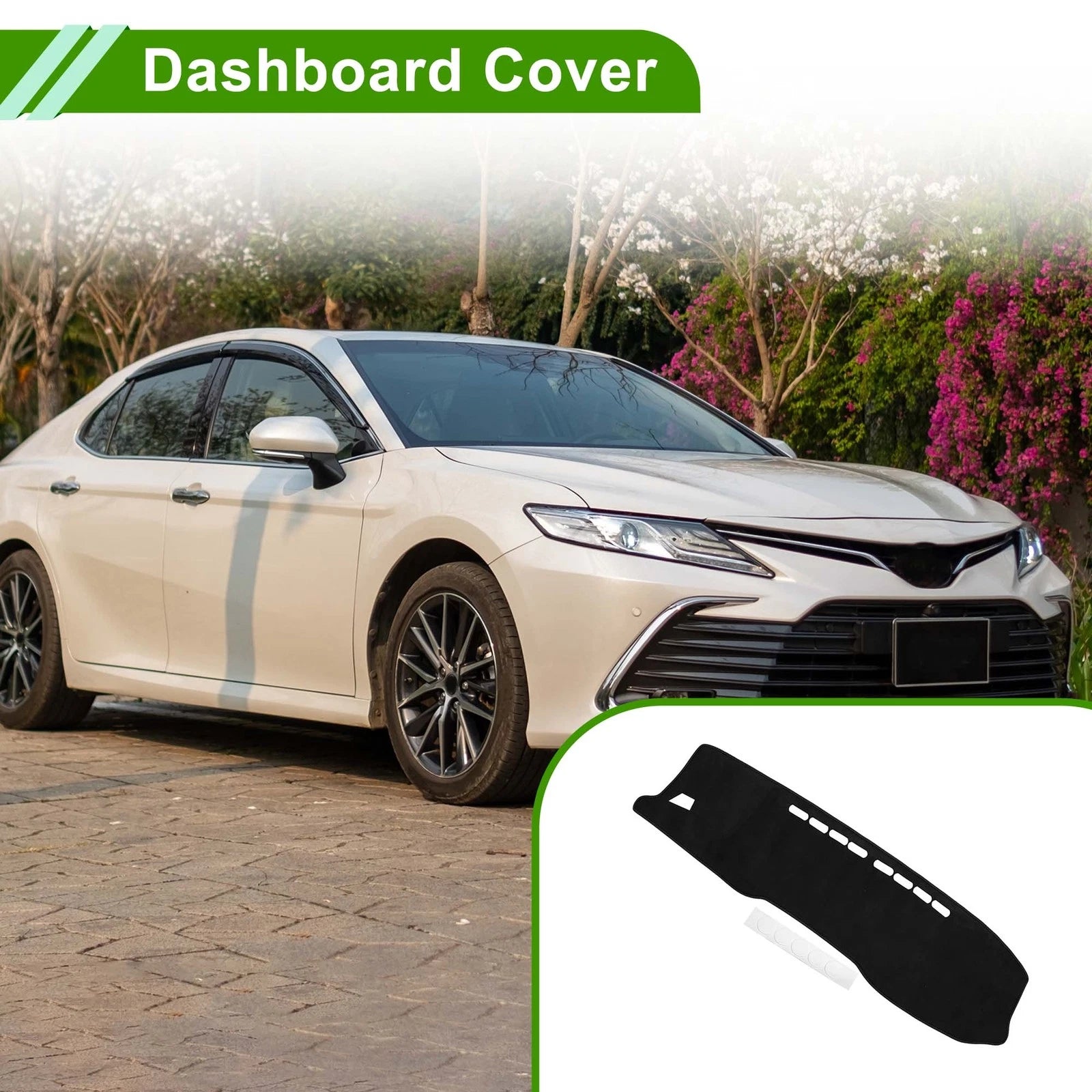 Dashboard Dash Cover Mat for Toyota Hilux Gun125 (2017–2020) Sun Protector