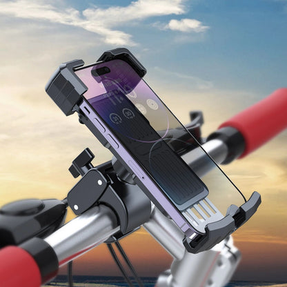 Silicone Cell Phone Holder Mount for Motorcycle Bike Handlebar (Universal)