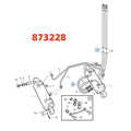 Hydraulic Hose Power Trim Tilt Piston for Volvo Penta 290 DP DPX SP (873228)