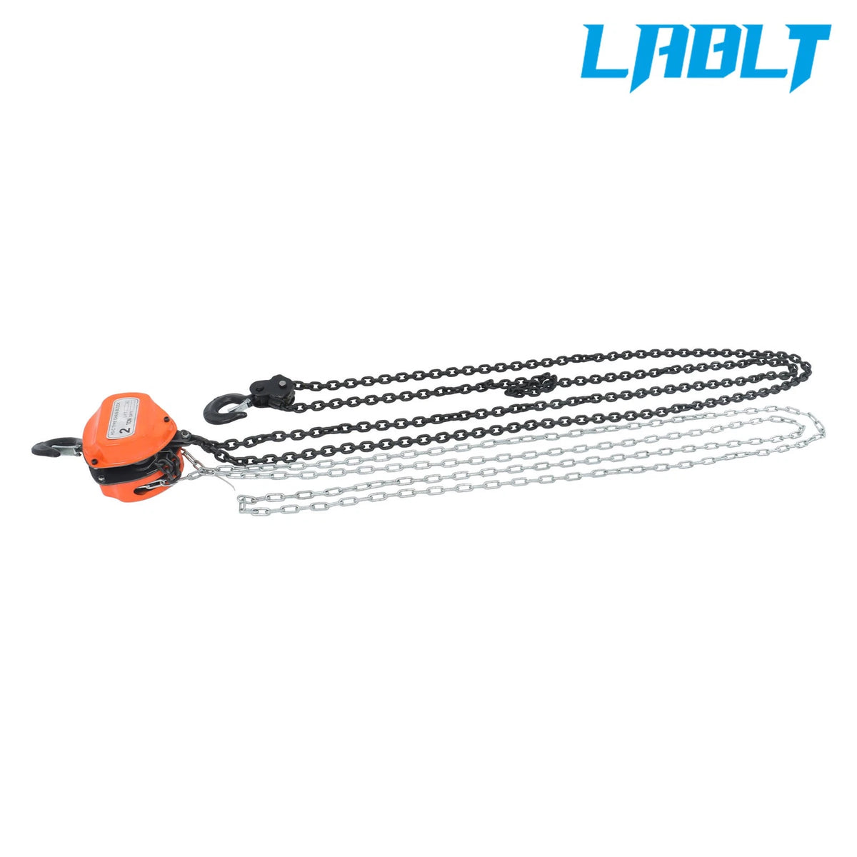 2 Ton Manual Chain Hoist for LABLT (10' Lift, 2 Hooks, Alloy Steel)