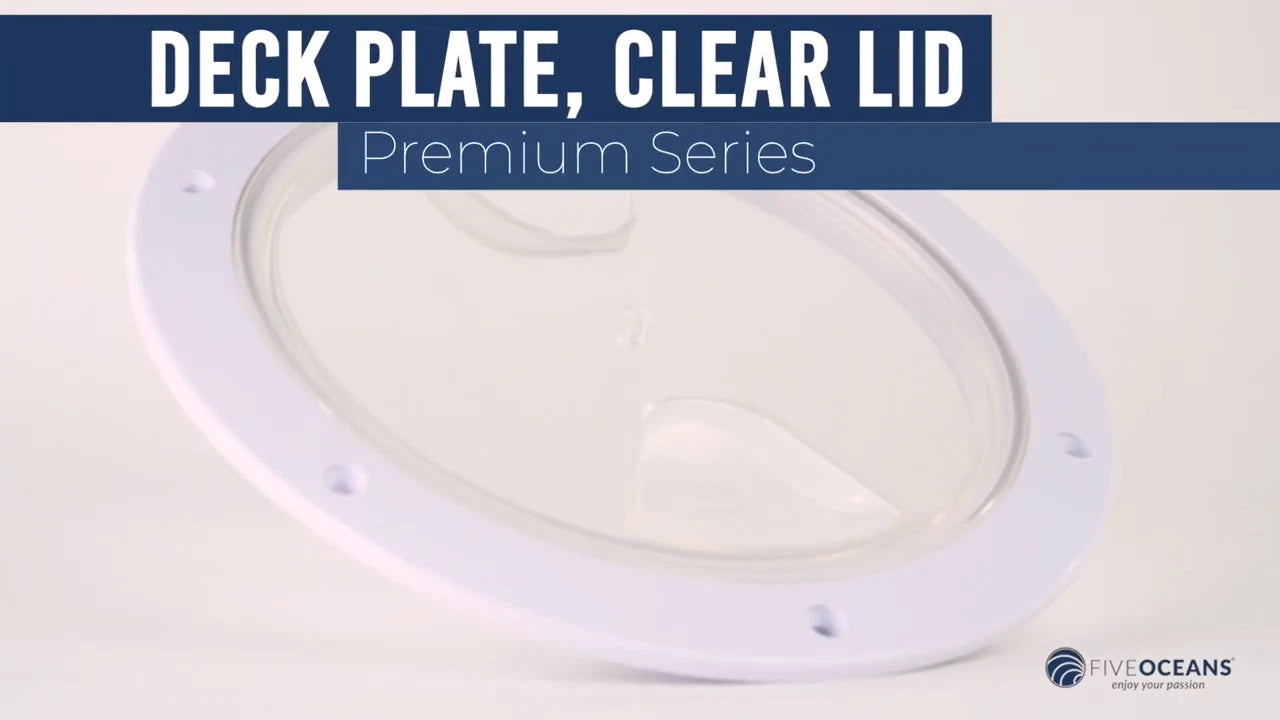 8" Round Inspection Deck Plate for Boat (Marine Access Hatch)