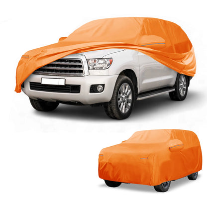 Waterproof Car Cover for Toyota Sequoia (210D-PU, Orange)