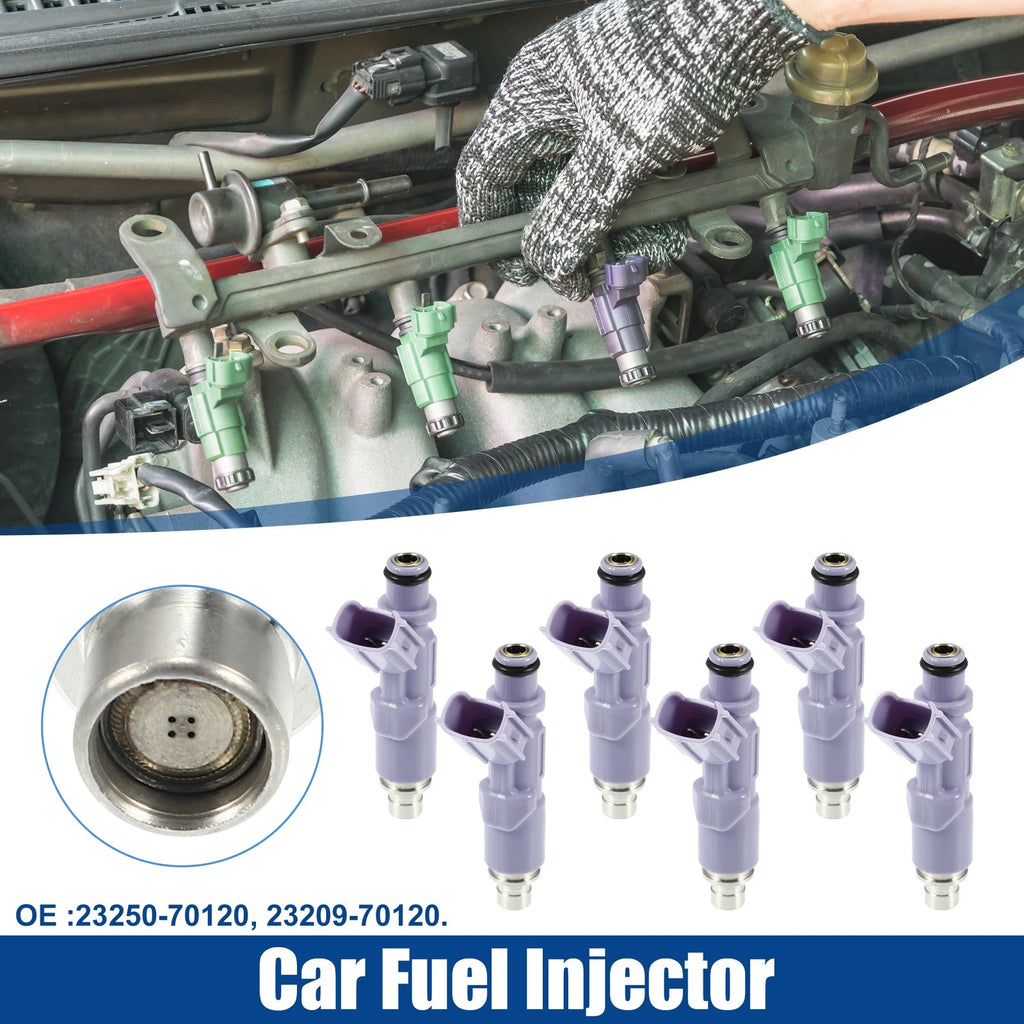6 Pcs Fuel Injector Nozzle OEM Replacement for Lexus IS300 (1999–2005)