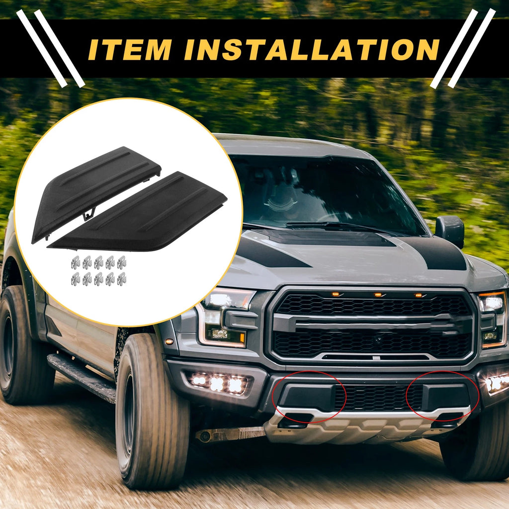 Front Bumper Guard Insert Pads Replacement for Ford F-150 (2021–2023) 1 Pair