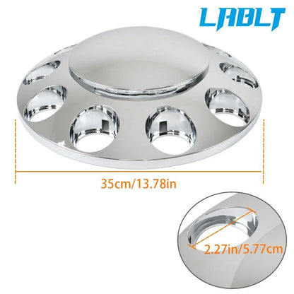 Chrome Front Wheel Axle Hub Cover Kit for LABLT (33mm)