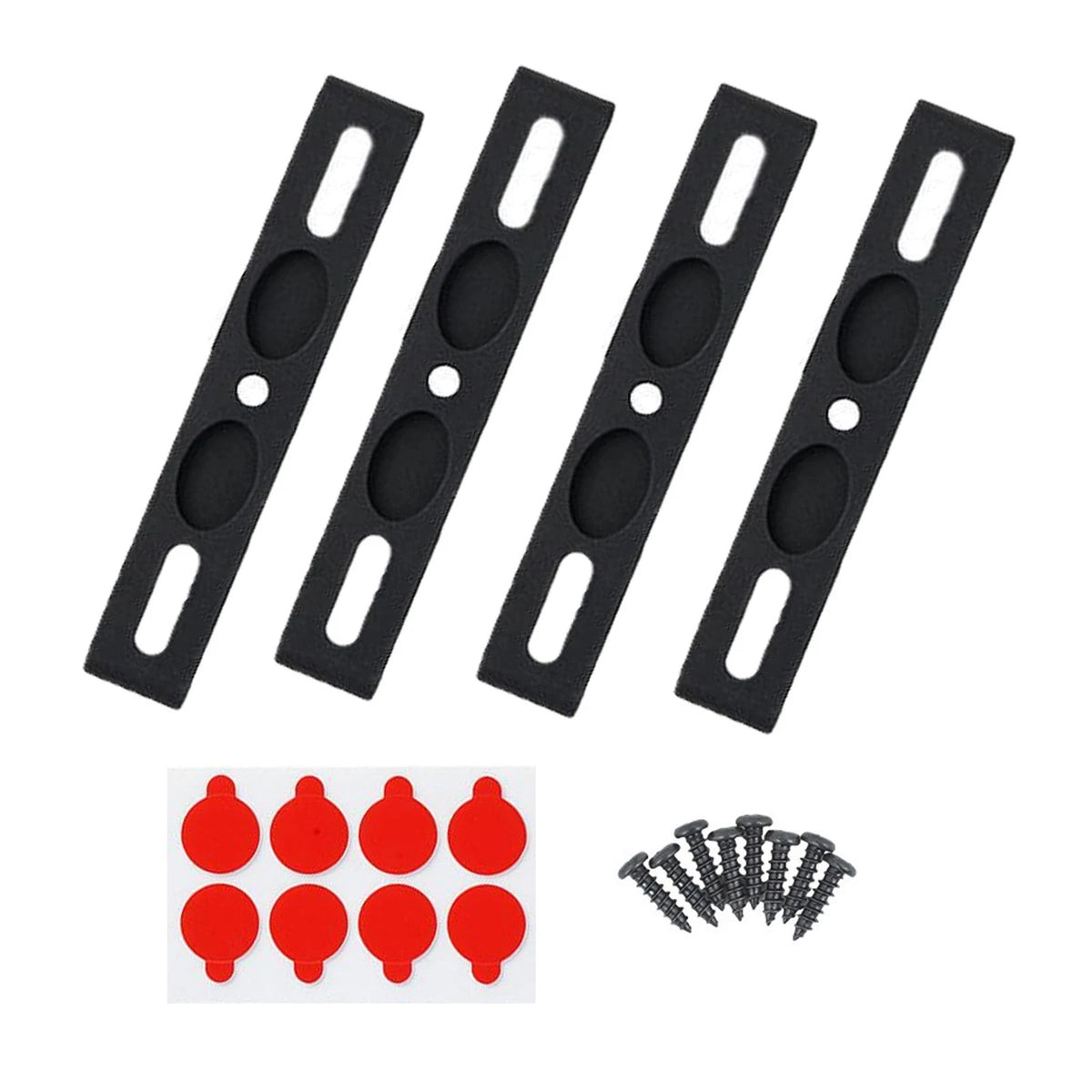 Set of 4 Frameless License Plate Holders for Car Tag Replacement