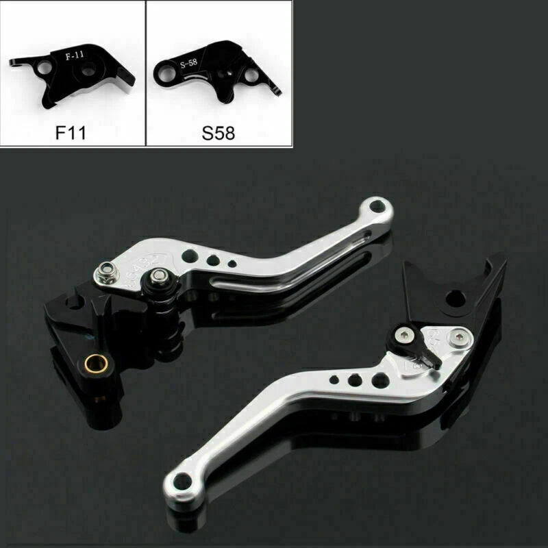 Short Brake Clutch Levers for Aprilia RSV4/RSV4 Factory (2009–2014) Silver T9
