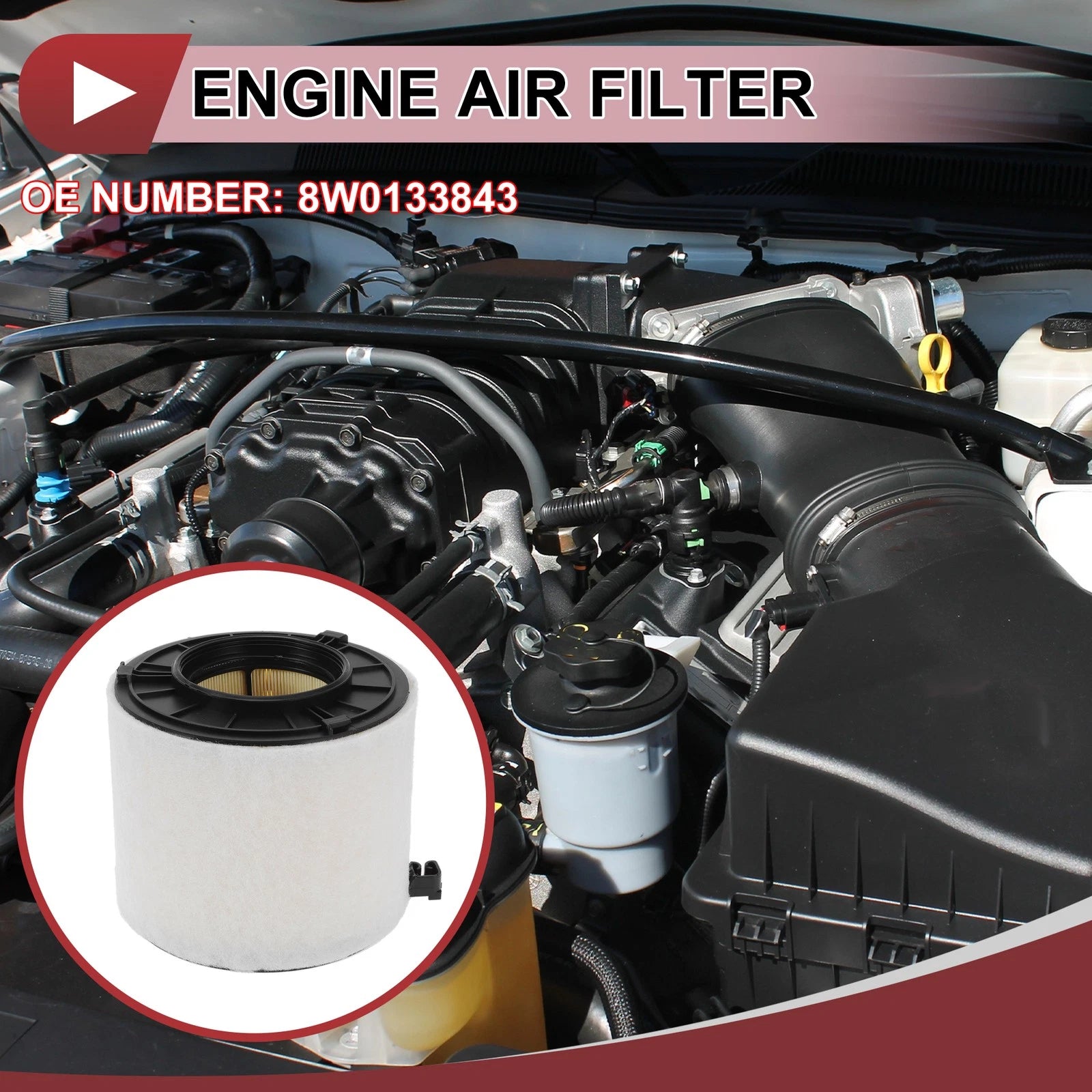 Engine Air Filter Replacement for Audi SQ5 3.0L (2018–2024)