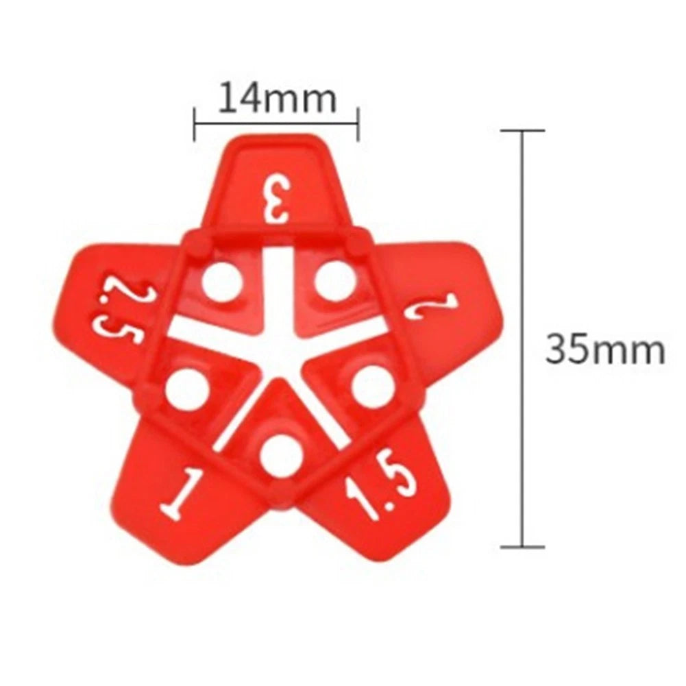 50 Pcs Wall Tiles Gap Cross Locator Leveling Device