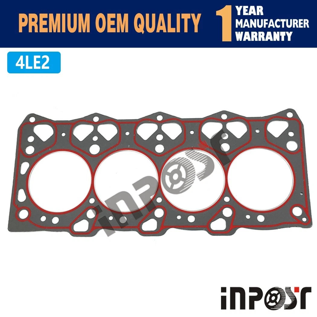Cylinder Head Gasket for Isuzu 4LE2 Mini Excavator (Graphite)