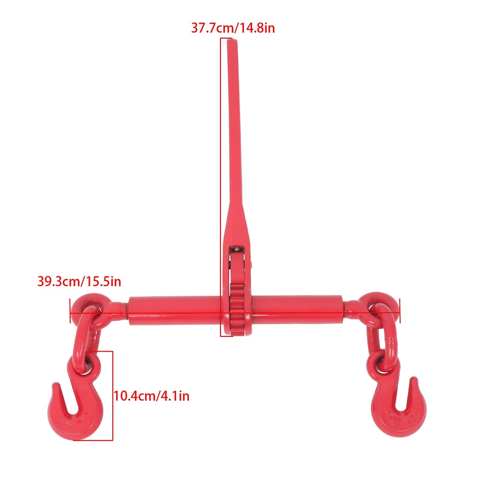 2 Pack Ratchet Load Binders for Securing Tie Down Chains (5/16" - 3/8")
