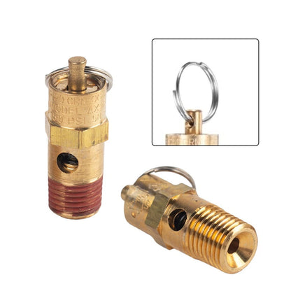4-Pack Brass Pressure Relief Safety Valve 14 NPT for Automotive