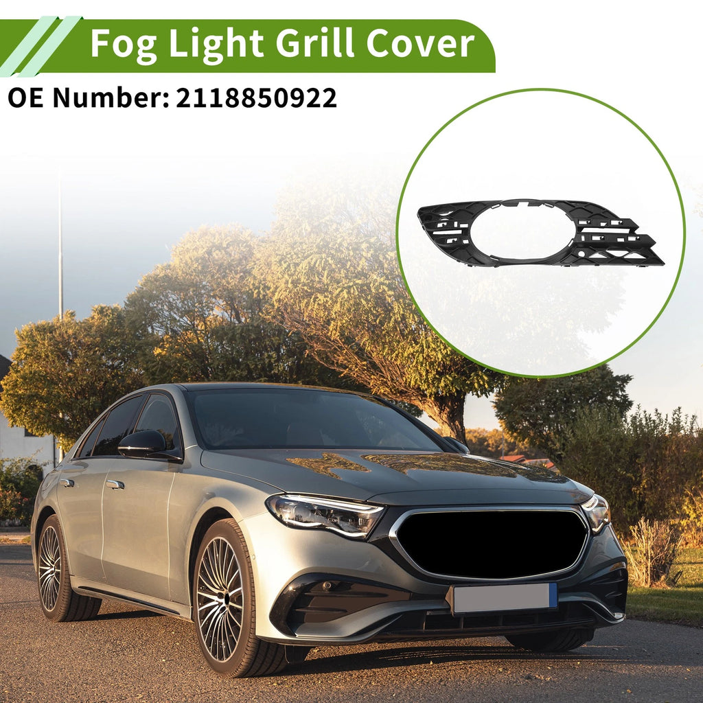 Front Left Fog Light Grill Replacement for Mercedes-Benz E-Class (2003–2009)