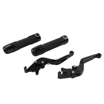 Folding Extendable Brake Clutch Handle for Kawasaki ZX6R/636 (2019–2021) Black