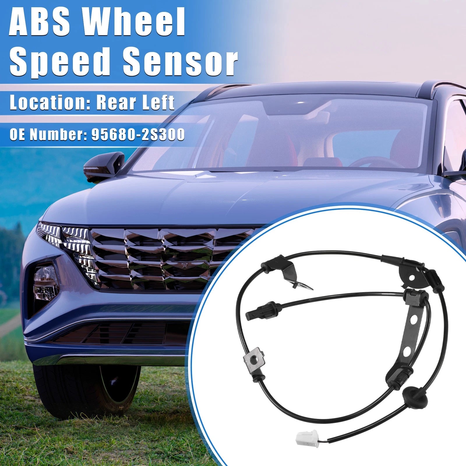 ABS Wheel Speed Sensor for Hyundai Tucson (2010–2015) Rear Left