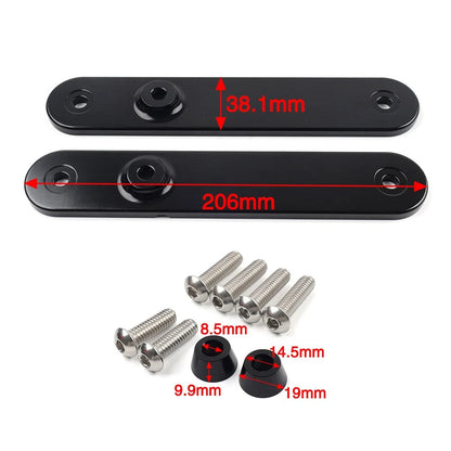 Front Turn Signal Relocation Mount for Harley Electra Glide, Street Glide