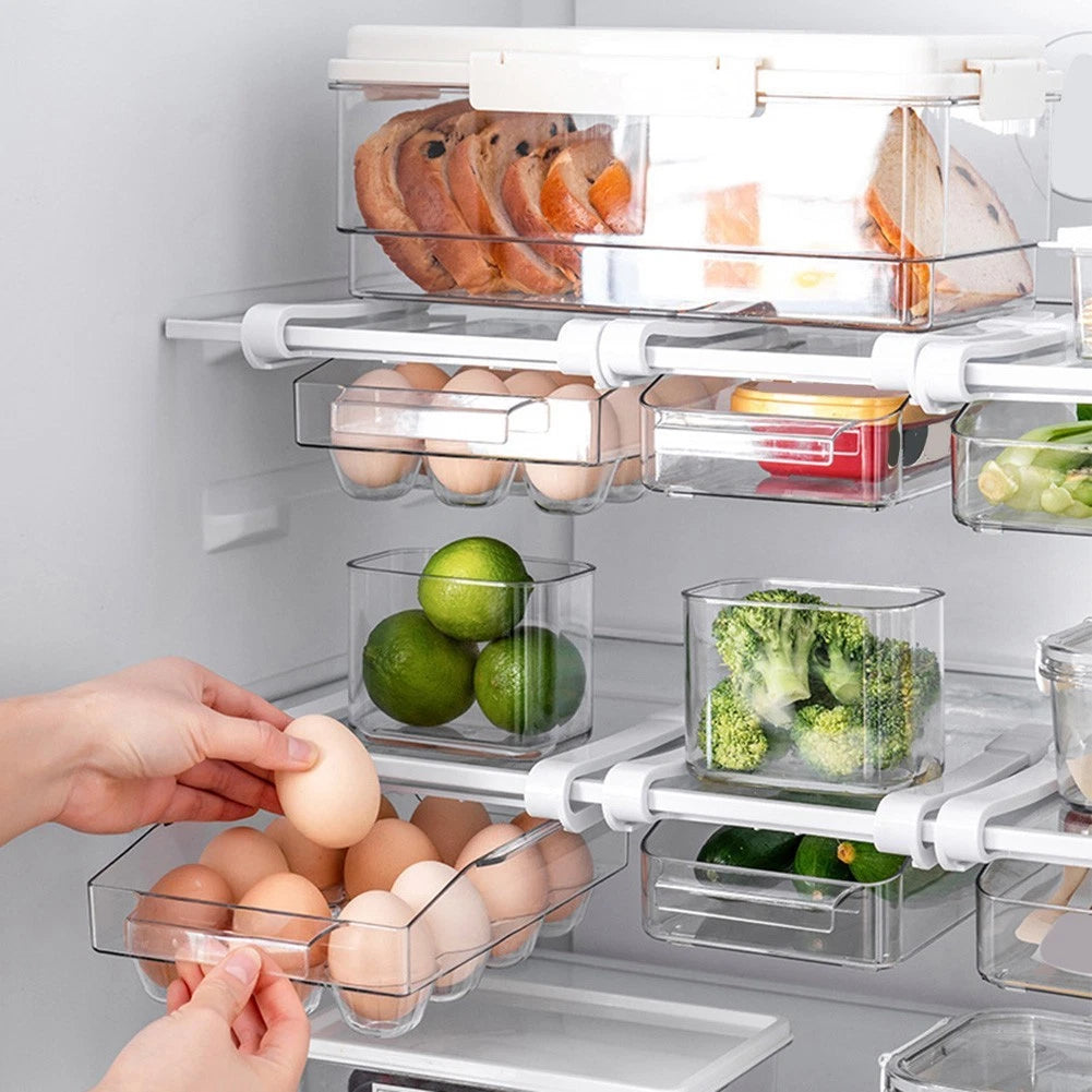 Plastic Refrigerator Drawer Organizers for Easy Viewing