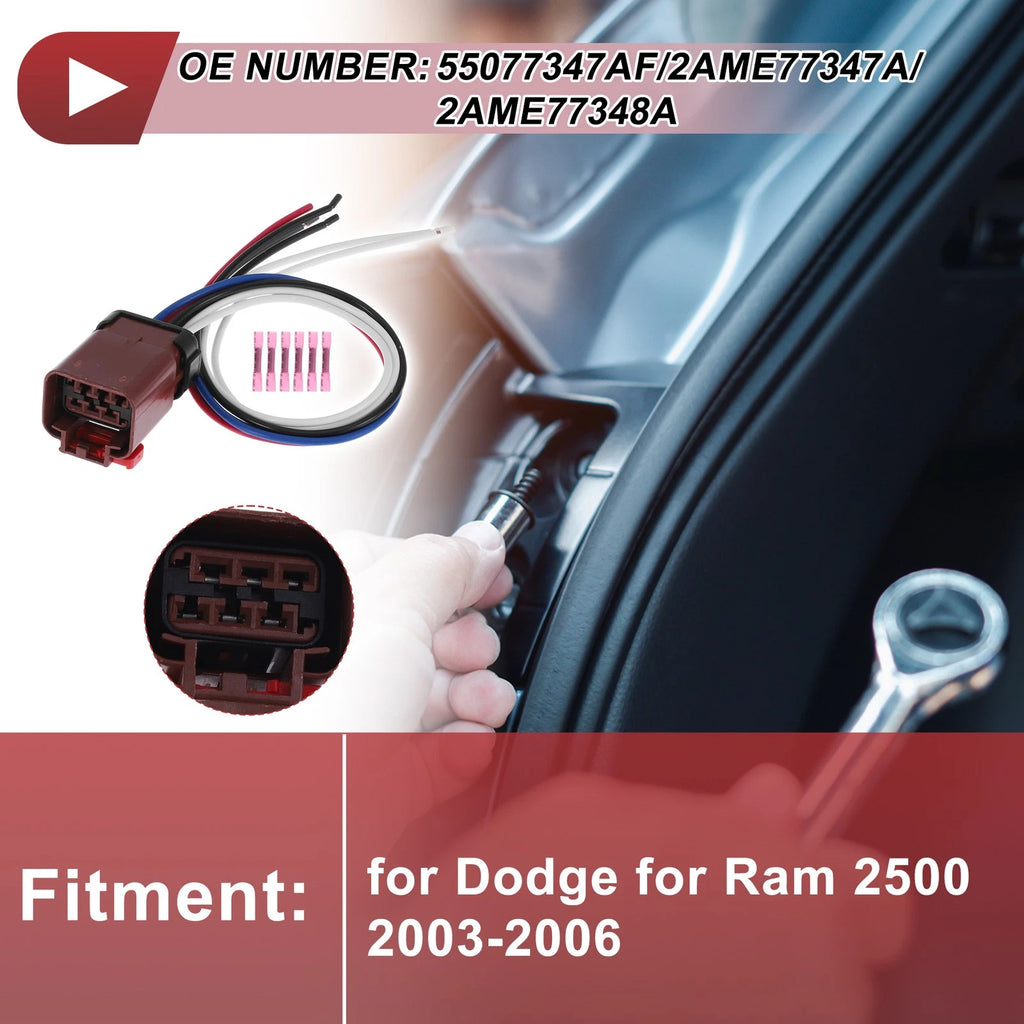 Tail Light Socket Wiring for Dodge Ram 2500 (2003–2006) No. 55077347AF