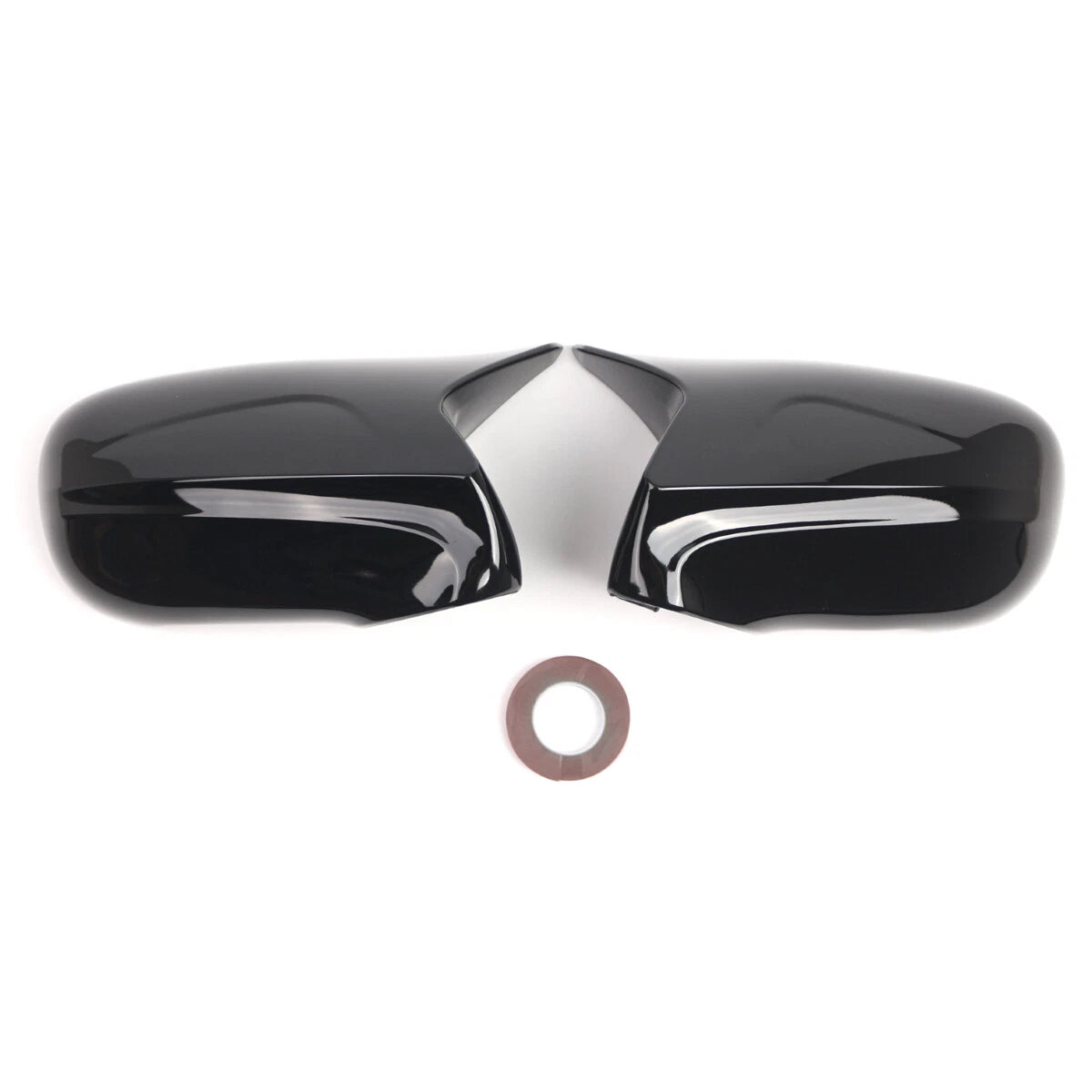 Add-On Side Wing Mirror Cap Covers for Lexus IS250 IS350 (2009–2012) Gloss Black
