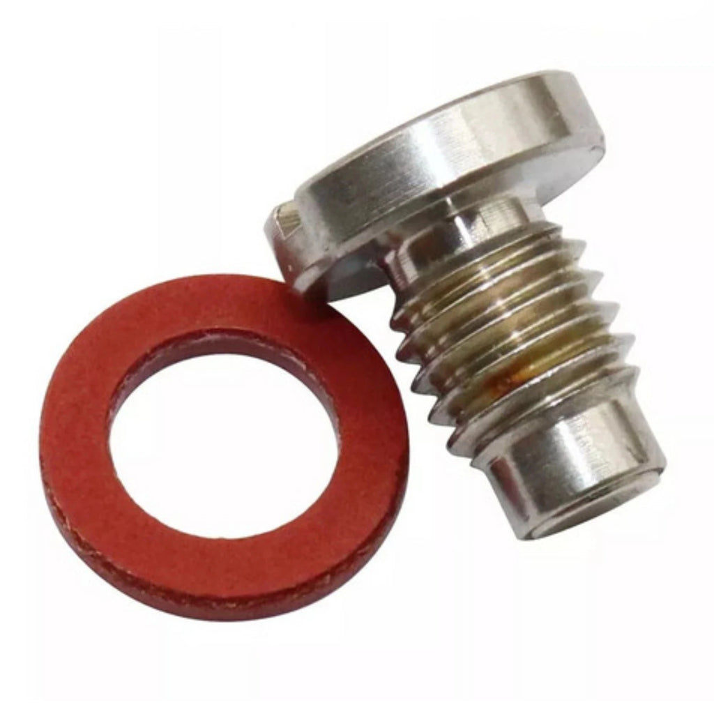 Set of 2 Yamaha Magnetic Drain Screw & Gasket for Yamaha (25HP–300HP) 688-45341-10 & 90430-08020