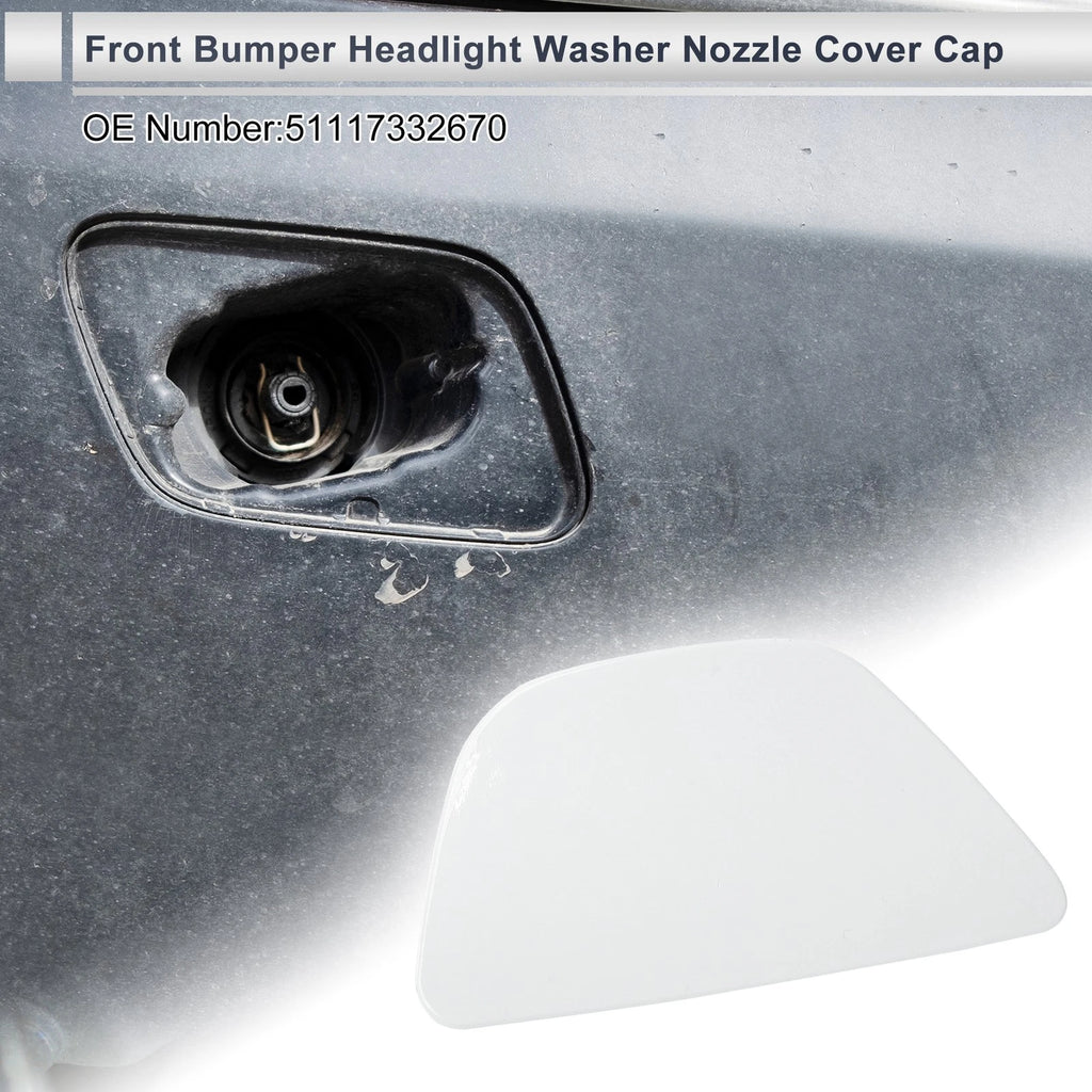 Front Right Bumper Headlight Washer Nozzle Cover Cap for BMW 535i (2011–2016)