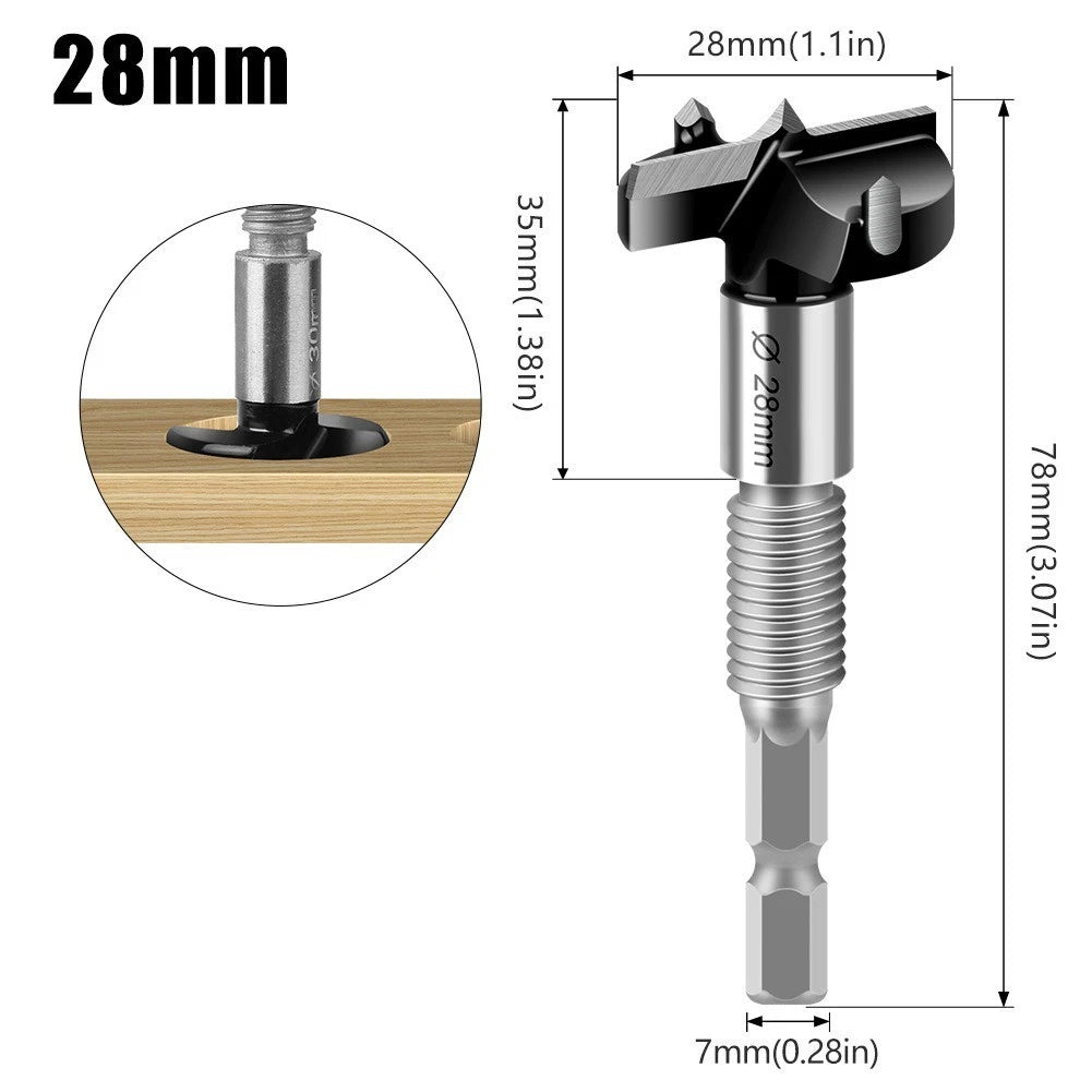 35mm Concealed Hinge Drill Bits for Woodworking