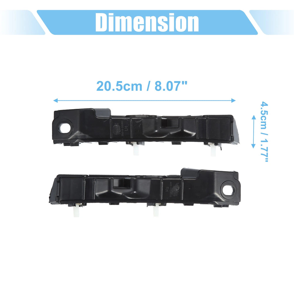 Front Bumper Bracket Pair Replacement for Hyundai Sonata (2011–2015)