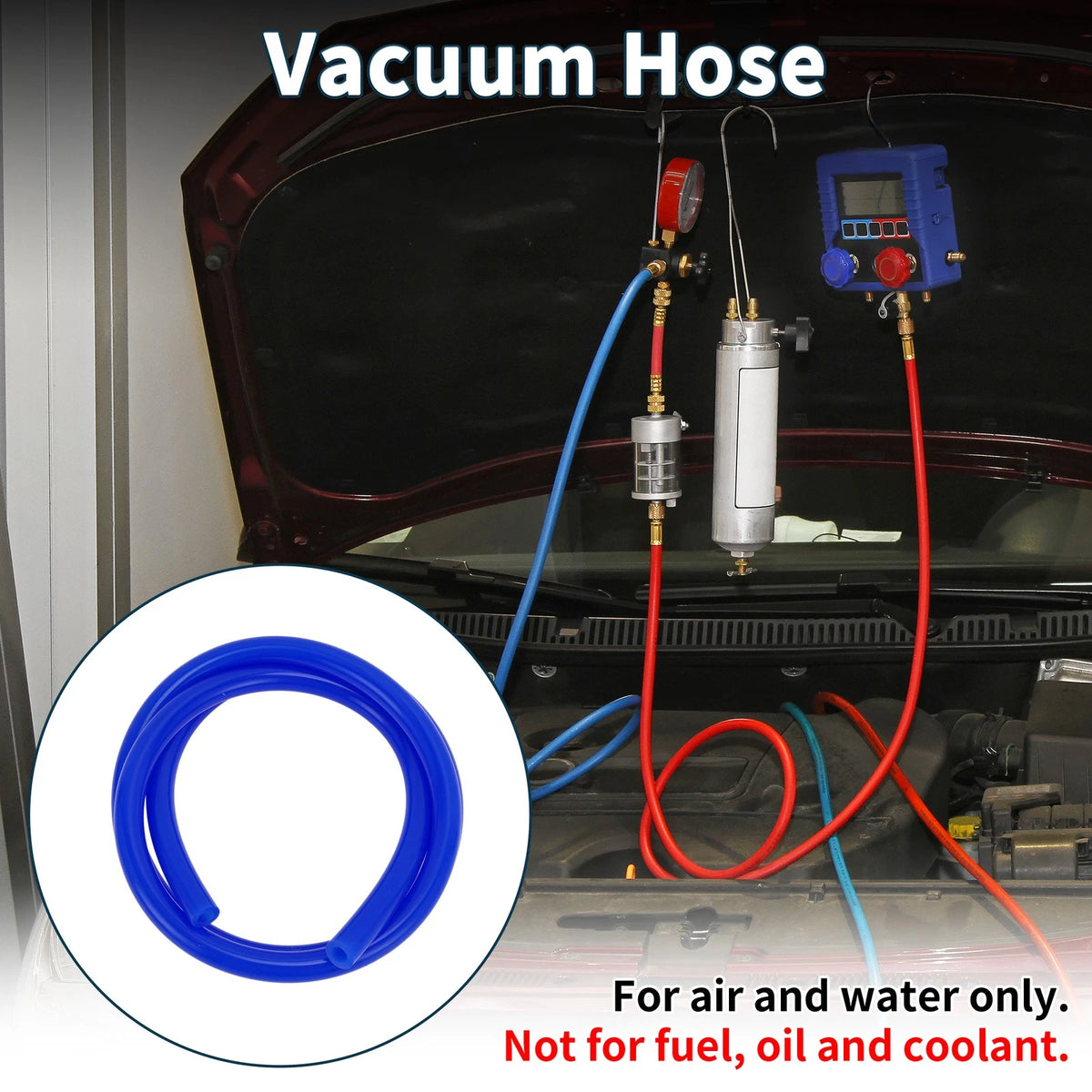 Vacuum Tubing Hose 5ft 6mm ID for Automotive Applications