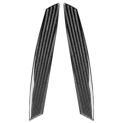 2X Interior Door Handle Strip Cover for BMW Z4 E85 (2003–2008) Carbon Fiber Black