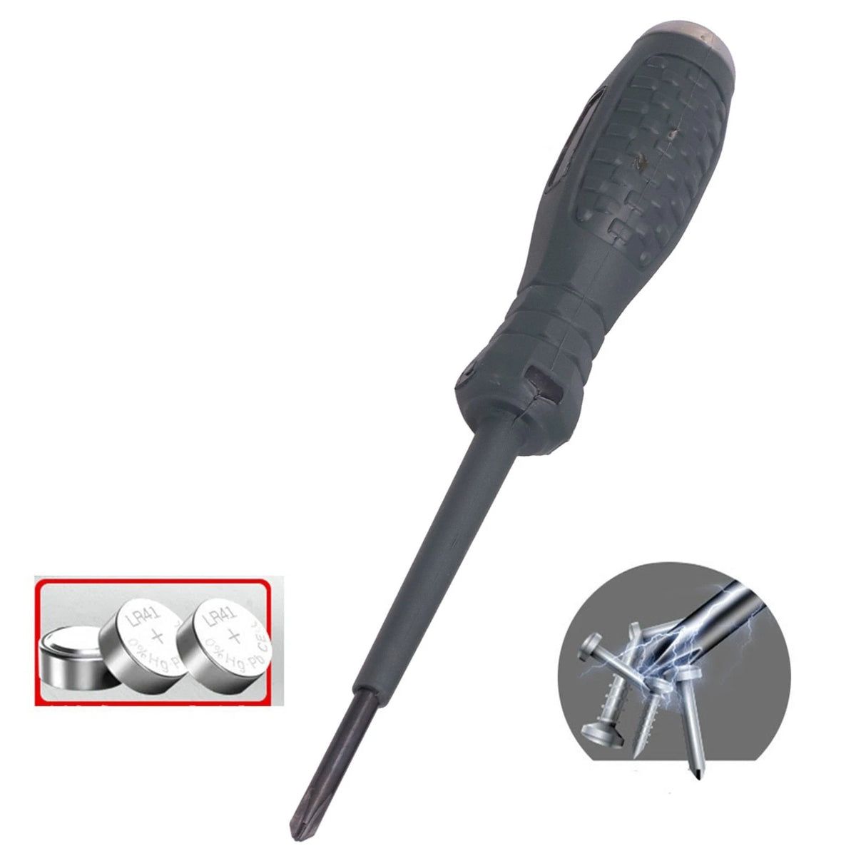 8 Slotted Cross Screwdriver Pens with Voltage Indicator Light