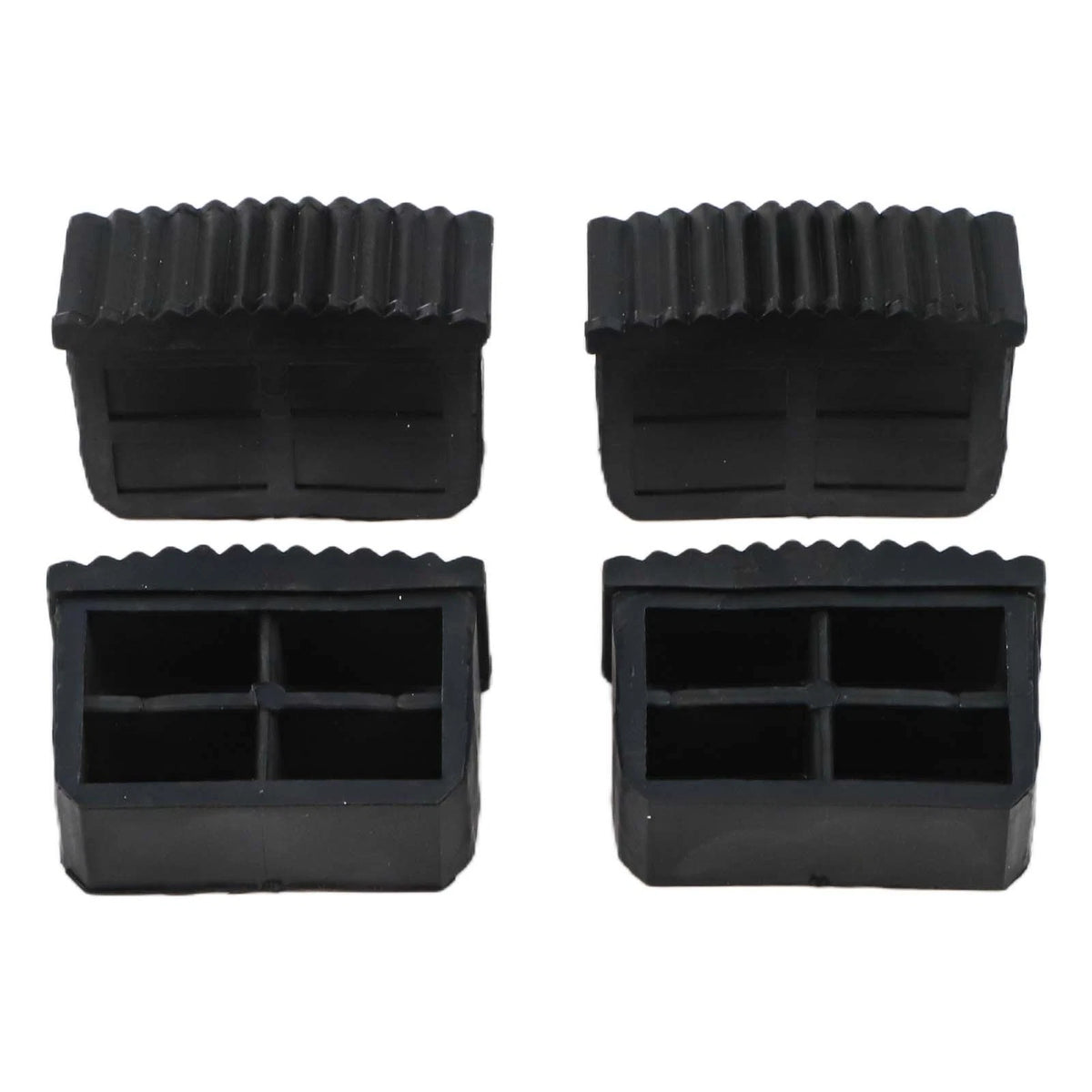 Set of 4 Rubber Non-Slip Ladder Leg Covers for Safe Climbing Experience