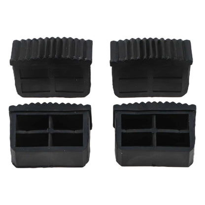 Set of 4 Rubber Non-Slip Ladder Leg Covers for Safe Climbing Experience