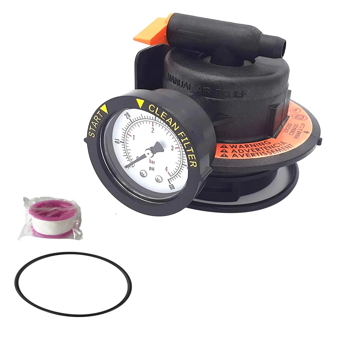 Manual Air Relief Assembly Kit for Hayward Pro-Grid DE Filters
