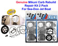 2 Pack Carburetor Rebuild Kit for SeaDoo Challenger 1800 (2000–2005)