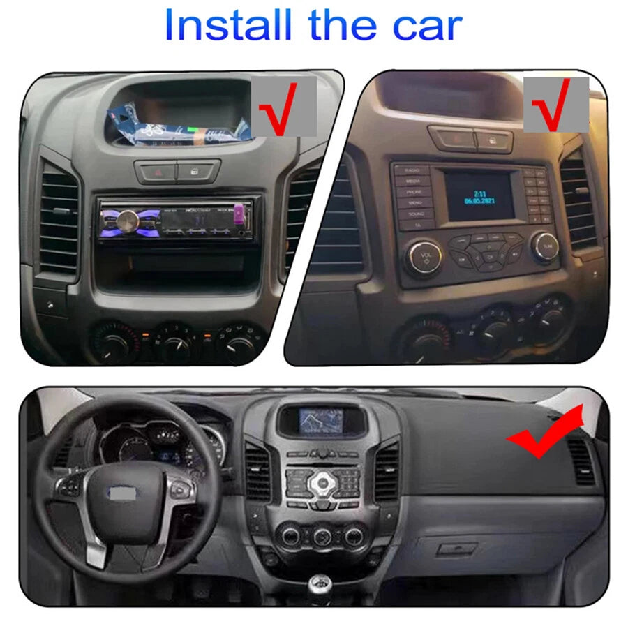 9.7" Vertical Android 10.1 Stereo Radio Head Unit for Ford Ranger (2011–2015)