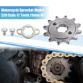 Front Engine Sprocket Set 12T 20mm ID 520 Style for Dirt Pit Bike ATV (—)