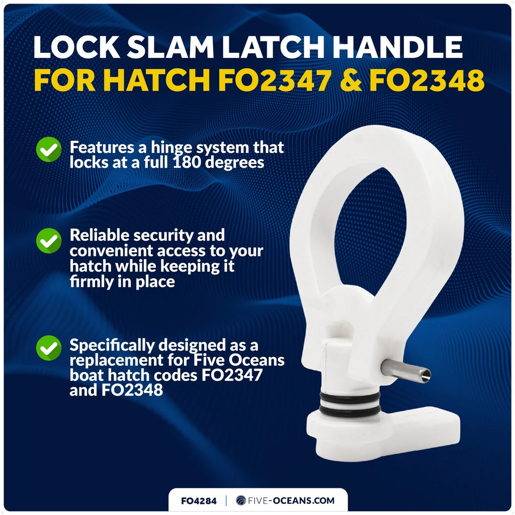 Replacement Lock Slam Latch Handle for Five Oceans Hatch (FO4284)