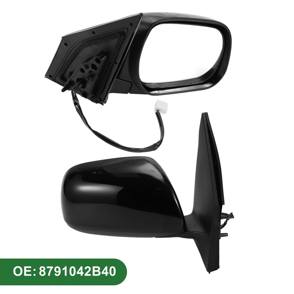 Right Side Door Mirror Manual Folding Replacement for Toyota RAV4 (2009–2012)
