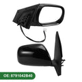 Right Side Door Mirror Manual Folding Replacement for Toyota RAV4 (2009–2012)