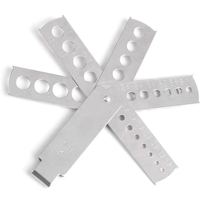 Stainless Steel Measuring Tool for Gemstone Jewelry Making