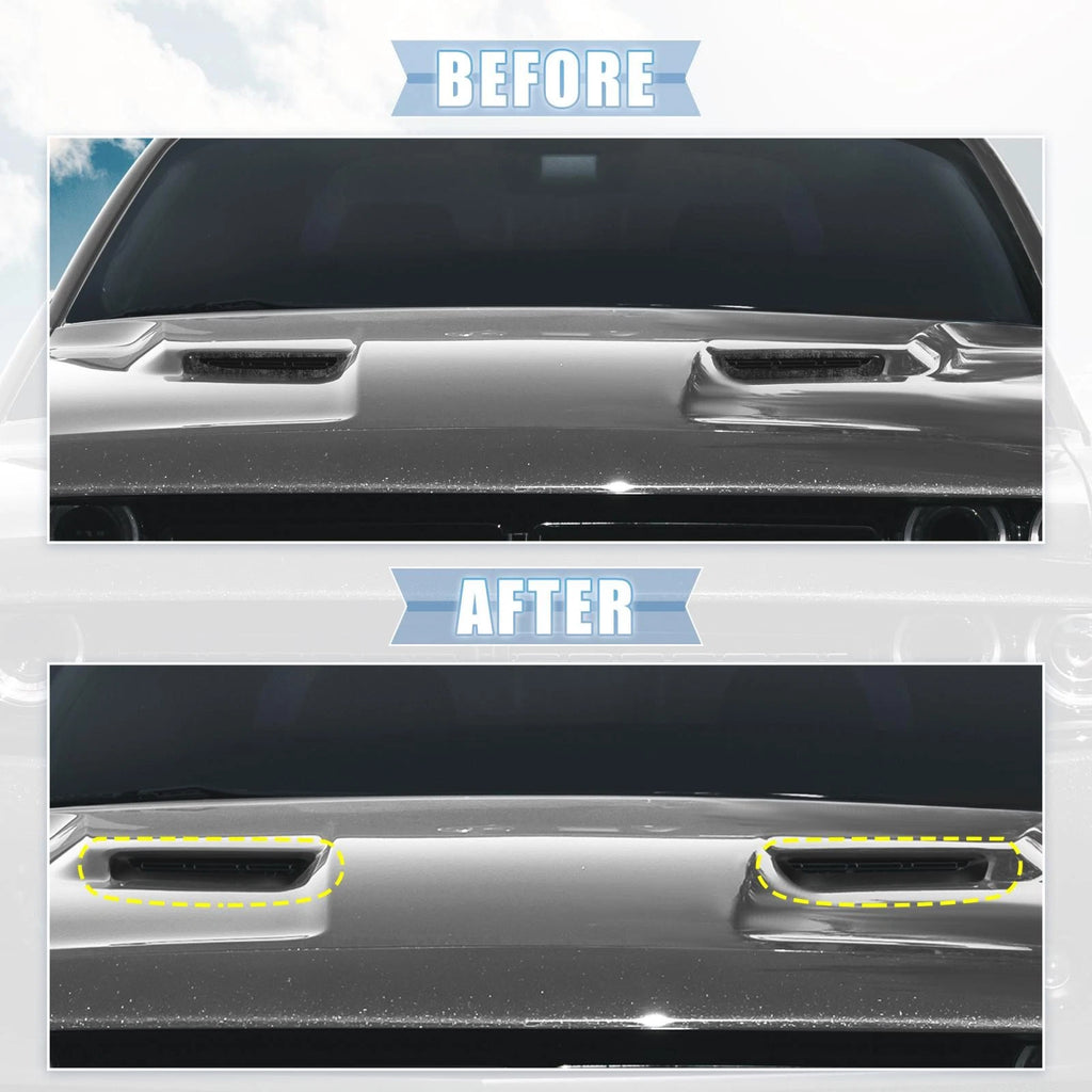 Engine Hood Air Conditioner Outlet Cover Trim Replacement for Dodge Challenger (2015–2023)