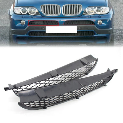 Front Grille Upper Bumper Mesh for BMW X5 E53 (2003–2006)